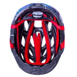 Kali Chakra Child Lighted Kids Helmet - Jungle Gloss Blue