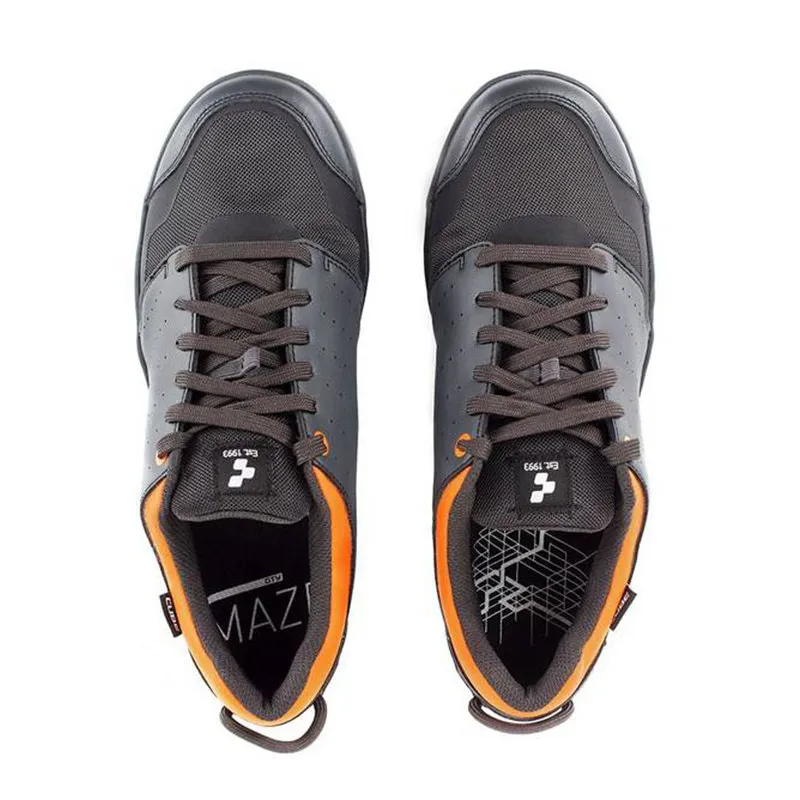Cube GTY Maze Flat Pedal MTB Shoes - Grey/Orange 2 Cube GTY Maze Flat Pedal MTB Shoes - Grey/Orange - Image 2