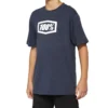 100 Percent Icon Youth Short Sleeve T-Shirt - Navy