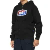 100 Percent Official Youth Zip Hoodie - Black