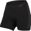 Endura Womens Engineered Padded Boxer With Clickfast - Black