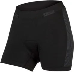 Endura Womens Engineered Padded Boxer With Clickfast - Black