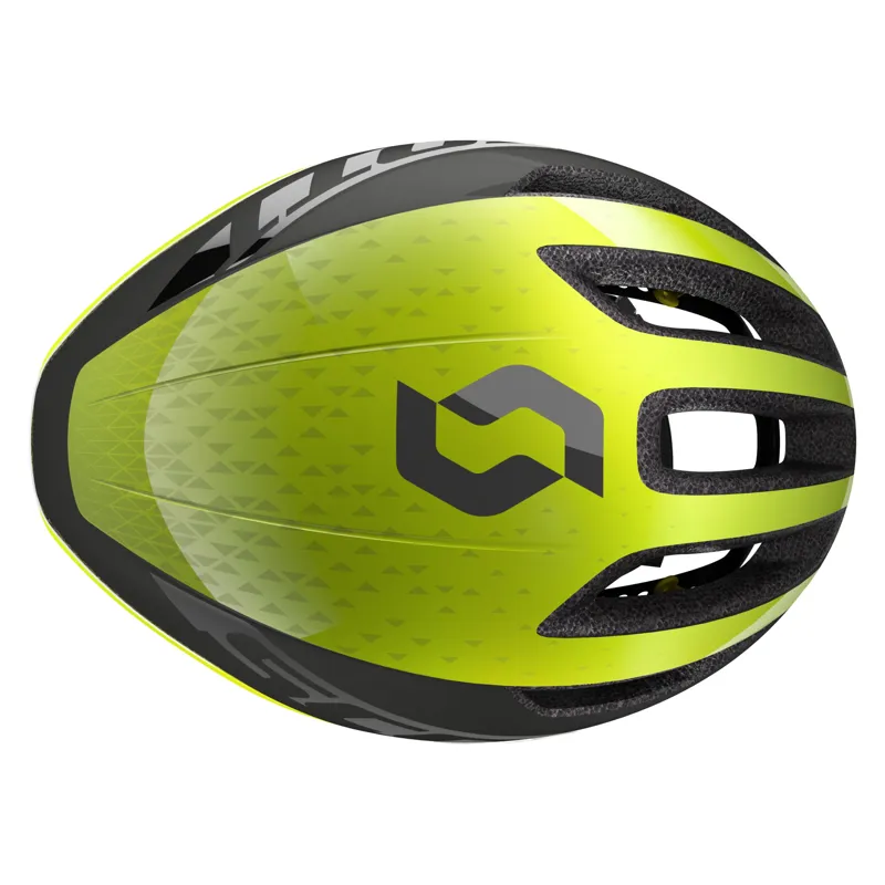 Scott Cadence Plus CE Road Helmet - Yellow RC/Dark Grey 2 Scott Cadence Plus CE Road Helmet - Yellow RC/Dark Grey - Image 2