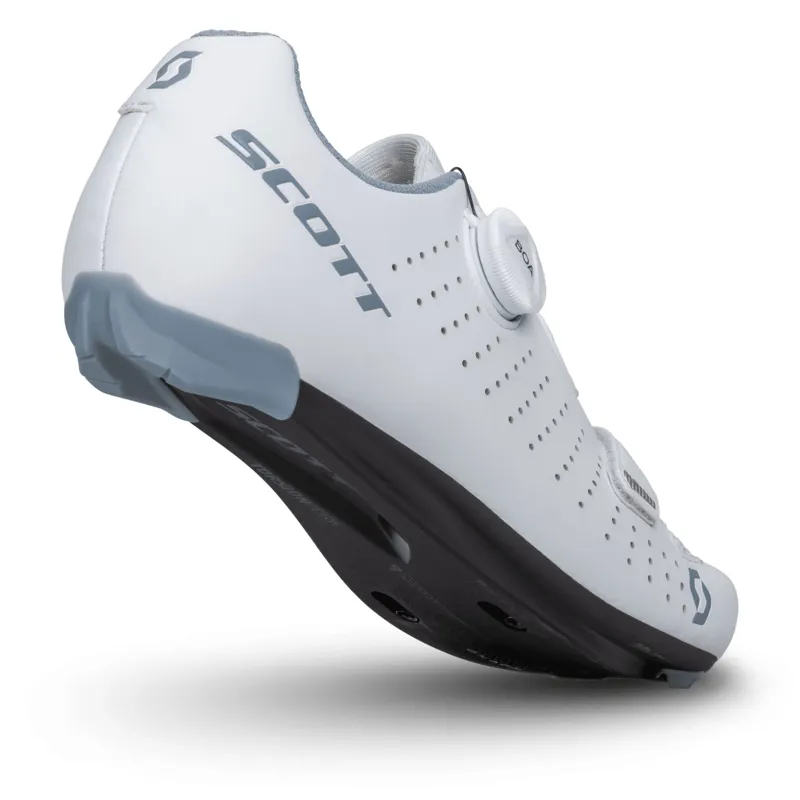 Scott Comp BOA Women's Road Shoes - Matt White/Light Blue 6 Scott Comp BOA Women's Road Shoes - Matt White/Light Blue - Image 6