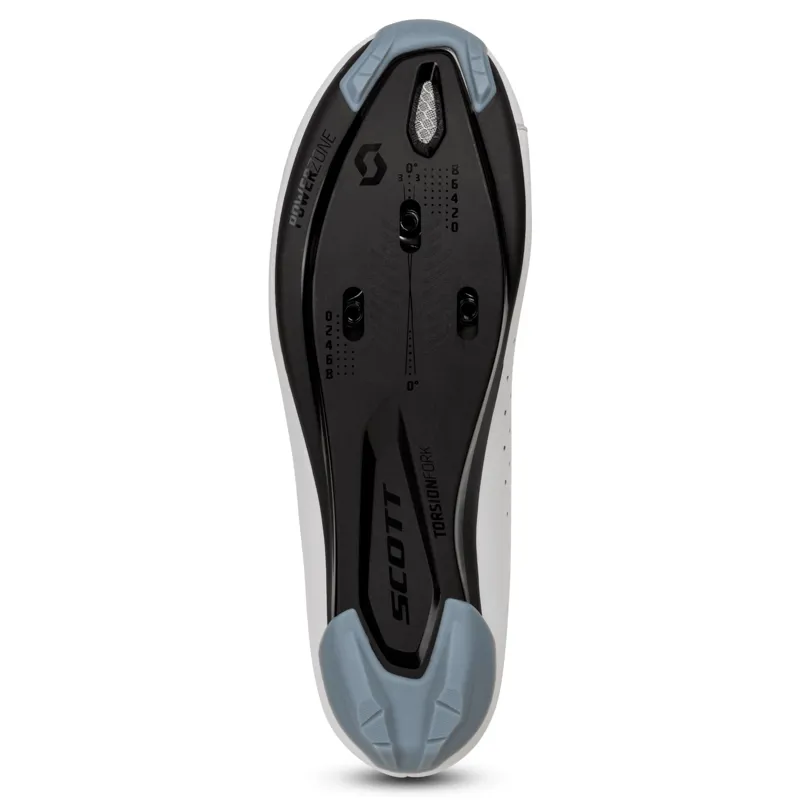 Scott Comp BOA Women's Road Shoes - Matt White/Light Blue 4 Scott Comp BOA Women's Road Shoes - Matt White/Light Blue - Image 4