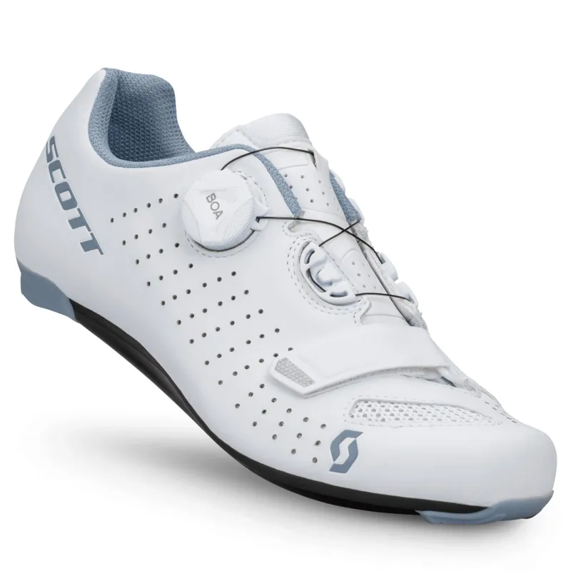 Scott Comp BOA Women's Road Shoes - Matt White/Light Blue 5 Scott Comp BOA Women's Road Shoes - Matt White/Light Blue - Image 5