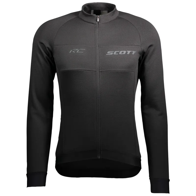 Scott RC Warm Men's Long Sleeve Jersey - Black 2 Scott RC Warm Men's Long Sleeve Jersey - Black - Image 2