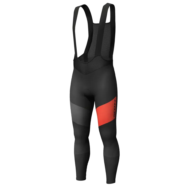 Scott RC Warm WB +++ Bib Tights - Black/Sulphur Yellow 4 Scott RC Warm WB +++ Bib Tights - Black/Sulphur Yellow - Image 4