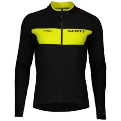 Scott RC Warm Reversible WindBreaker Men's Jacket - Black/Sulphur Yellow