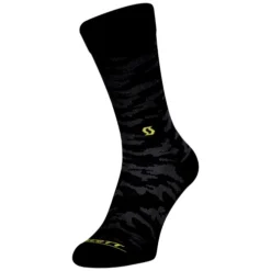Scott Trail Camo Crew Socks - White/Black