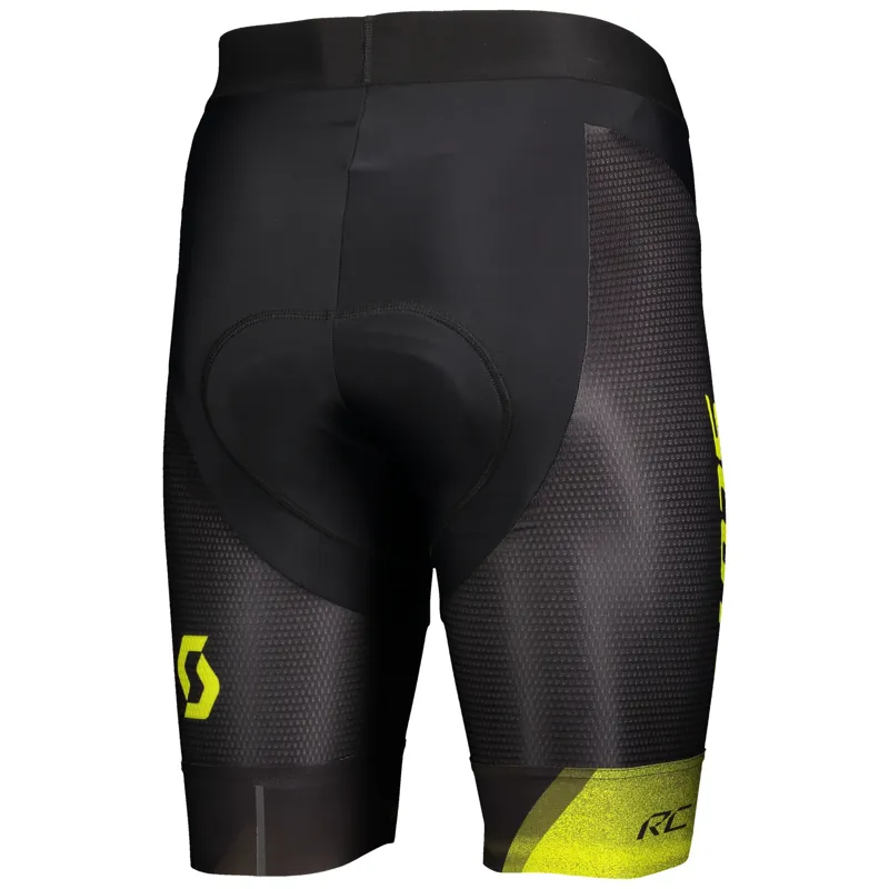 Scott RC Pro +++ Lycra Shorts - Black/Sulphur Yellow 1 Scott RC Pro +++ Lycra Shorts - Black/Sulphur Yellow