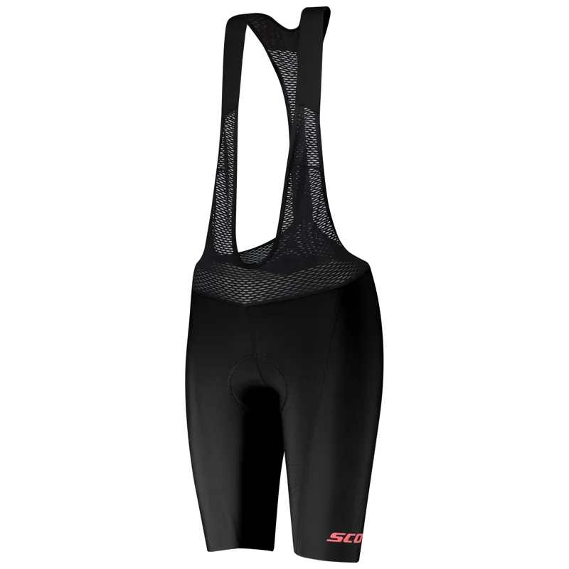 Scott RC Premium ++++ Womens Bibshorts - Black/Lollipop Pink 1 Scott RC Premium ++++ Womens Bibshorts - Black/Lollipop Pink