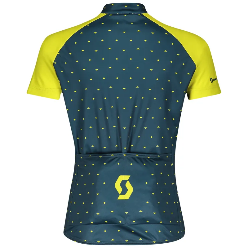 Scott RC Team Short Sleeve Junior Jersey - Nightfall Blue/Yellow 4 Scott RC Team Short Sleeve Junior Jersey - Nightfall Blue/Yellow - Image 4