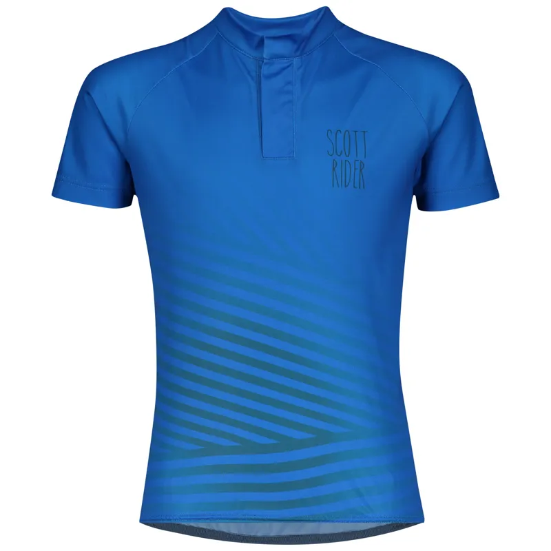 Scott RC Team Short Sleeve Junior Jersey - Skydive Blue/Nightfall Blue 3 Scott RC Team Short Sleeve Junior Jersey - Skydive Blue/Nightfall Blue - Image 3