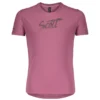 Scott Trail Dri Short Sleeve Junior Jersey - Cassis Pink