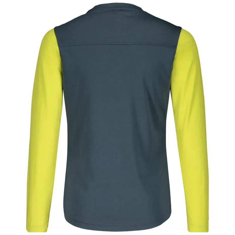 Scott Trail Dri Long Sleeve Junior Jersey - Nightfall Blue/Yellow 3 Scott Trail Dri Long Sleeve Junior Jersey - Nightfall Blue/Yellow - Image 3
