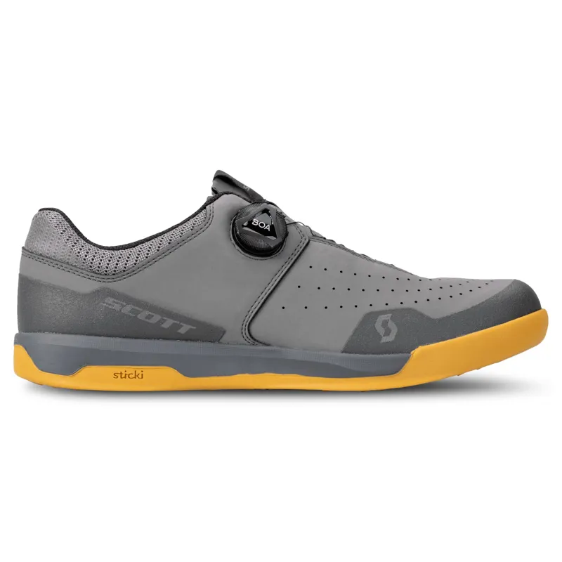 Scott Sport Volt Men's Flat MTB Shoes - Grey/Black 6 Scott Sport Volt Men's Flat MTB Shoes - Grey/Black - Image 6