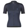 Scott Endurance 10 Women's Short Sleeve Jersey - Dark Blue/Metal Blue