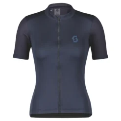 Scott Endurance 10 Women's Short Sleeve Jersey - Dark Blue/Metal Blue