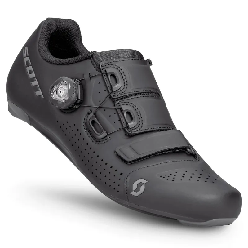 Scott Team BOA Men's Road Shoes - Matt Black/Dark Grey 7 Scott Team BOA Men's Road Shoes - Matt Black/Dark Grey - Image 7