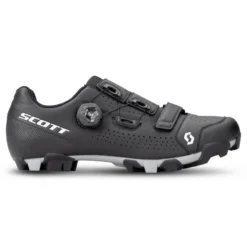 Scott Team BOA Men's MTB Shoes - Matt Black/White -Sportfu Bike Gear Shop 2812066503B 1