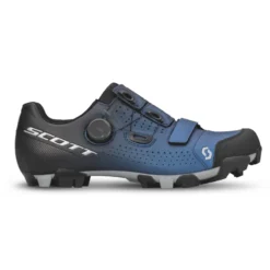 Scott Team BOA Men's MTB Shoes - Black Fade/Metallic Blue -Sportfu Bike Gear Shop 2812067565B