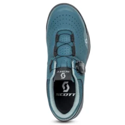 Scott Sport Volt Women's Flat MTB Shoes - Blue/Light Green -Sportfu Bike Gear Shop 2812237279D 1