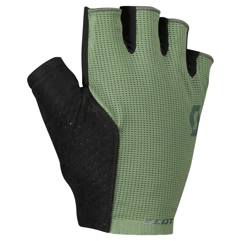 Scott Essential Gel Short Finger Gloves - Frost Green/Smoked Green 1 Scott Essential Gel Short Finger Gloves - Frost Green/Smoked Green