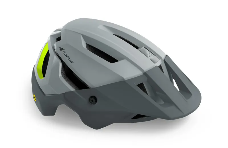 Bluegrass Rogue Core Mips MTB Helmet - Matt Grey/Fluo Yellow 5 Bluegrass Rogue Core Mips MTB Helmet - Matt Grey/Fluo Yellow - Image 5