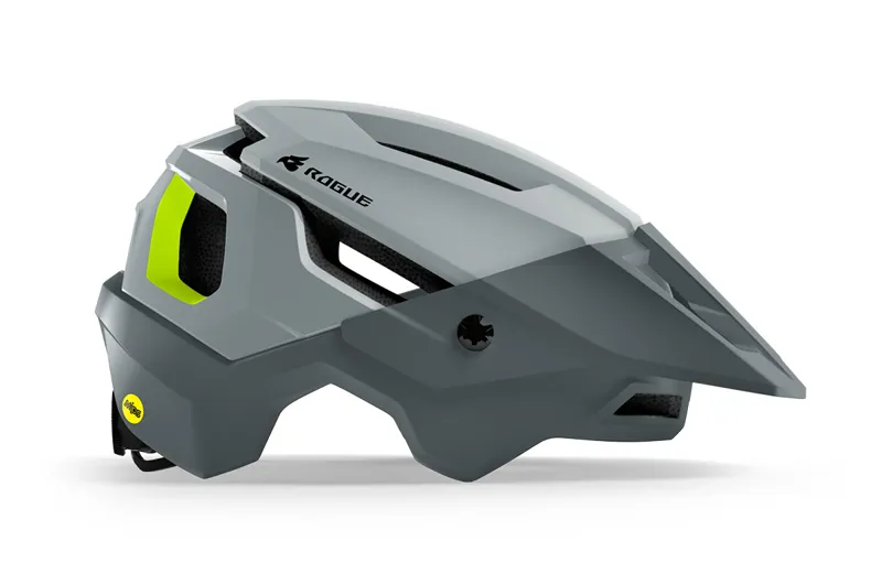 Bluegrass Rogue Core Mips MTB Helmet - Matt Grey/Fluo Yellow 6 Bluegrass Rogue Core Mips MTB Helmet - Matt Grey/Fluo Yellow - Image 6
