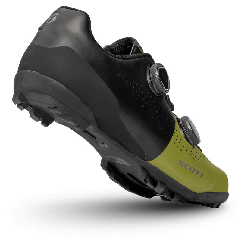 Scott Gravel Tuned Men's Gravel Road Shoes - Matt Black/Savanna Green 2 Scott Gravel Tuned Men's Gravel Road Shoes - Matt Black/Savanna Green - Image 2