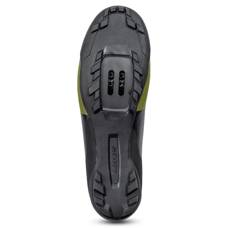 Scott Gravel Tuned Men's Gravel Road Shoes - Matt Black/Savanna Green 1 Scott Gravel Tuned Men's Gravel Road Shoes - Matt Black/Savanna Green