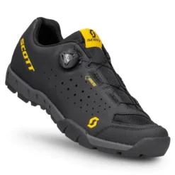 Scott Sport Trail Evo Gore-Tex Men's MTB Shoes - Black/Yellow -Sportfu Bike Gear Shop 2888241040 1