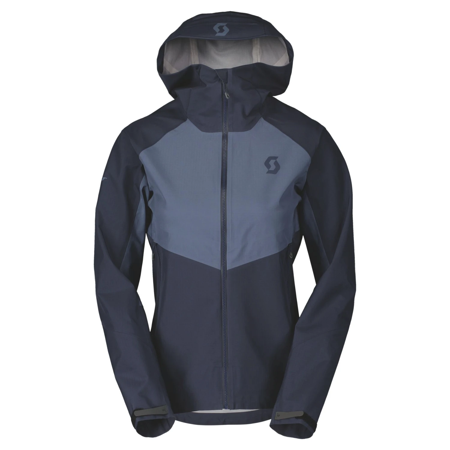 Scott Explorair Light Dryo 3L Women's Waterproof Jacket - Midnight Blue/Glace Blue 2 Scott Explorair Light Dryo 3L Women's Waterproof Jacket - Midnight Blue/Glace Blue - Image 2