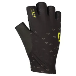 Scott RC Pro Short Finger Gloves - Midnight Blue/Copper Orange -Sportfu Bike Gear Shop 289375BLKsulphurYEL 1 1