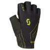 Scott RC Team Short Finger Gloves - Black/Sulphur Yellow