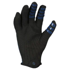 Scott Traction Long Finger Gloves - Midnight Blue/Copper Orange