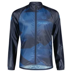 Scott RC WindBreaker Junior Jacket - Midnight Blue/Storm Blue 7 Scott RC WindBreaker Junior Jacket - Midnight Blue/Storm Blue -Sportfu Bike Gear Shop 289445MIDBLUGryBLU 1