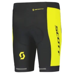 Scott RC Pro Junior Lycra Shorts - Black/Sulphur Yellow -Sportfu Bike Gear Shop 2894485024A 1801819 png zoom 3
