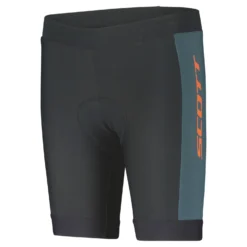 Scott RC Pro Junior Lycra Shorts - Black/Storm Blue