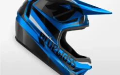 Bluegrass Legit Full Face MTB Helmet - Blue/Black Metallic -Sportfu Bike Gear Shop 29289BLU5