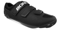 Bont Motion Road Velcro Road Shoes - Black -Sportfu Bike Gear Shop 29366BLK 1