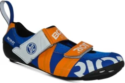Bont Riot TR+ Triathlon Shoes - Blue/Orange/White -Sportfu Bike Gear Shop 29563BLUORGandWHT 2