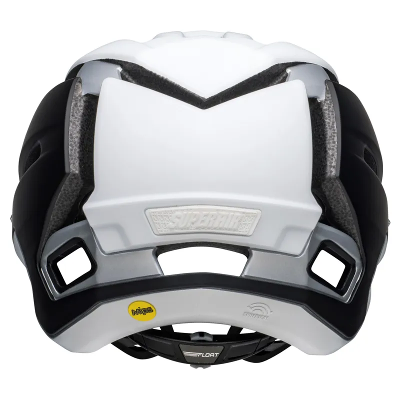 Bell Super Air R MIPS Full Face Helmet - Matt Black/White 3 Bell Super Air R MIPS Full Face Helmet - Matt Black/White - Image 3