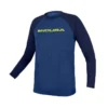 Endura One Clan Raglan Kids Long Sleeve T-Shirt - Blue