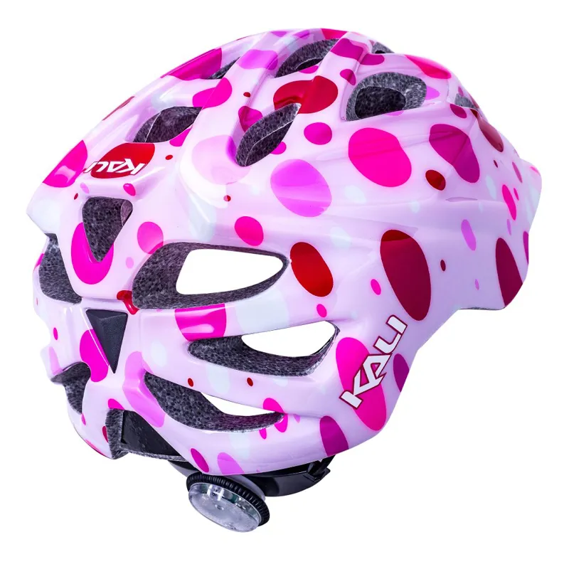 Kali Chakra Child Lighted Kids Helmet - Confetti Gloss Pink 5 Kali Chakra Child Lighted Kids Helmet - Confetti Gloss Pink - Image 5