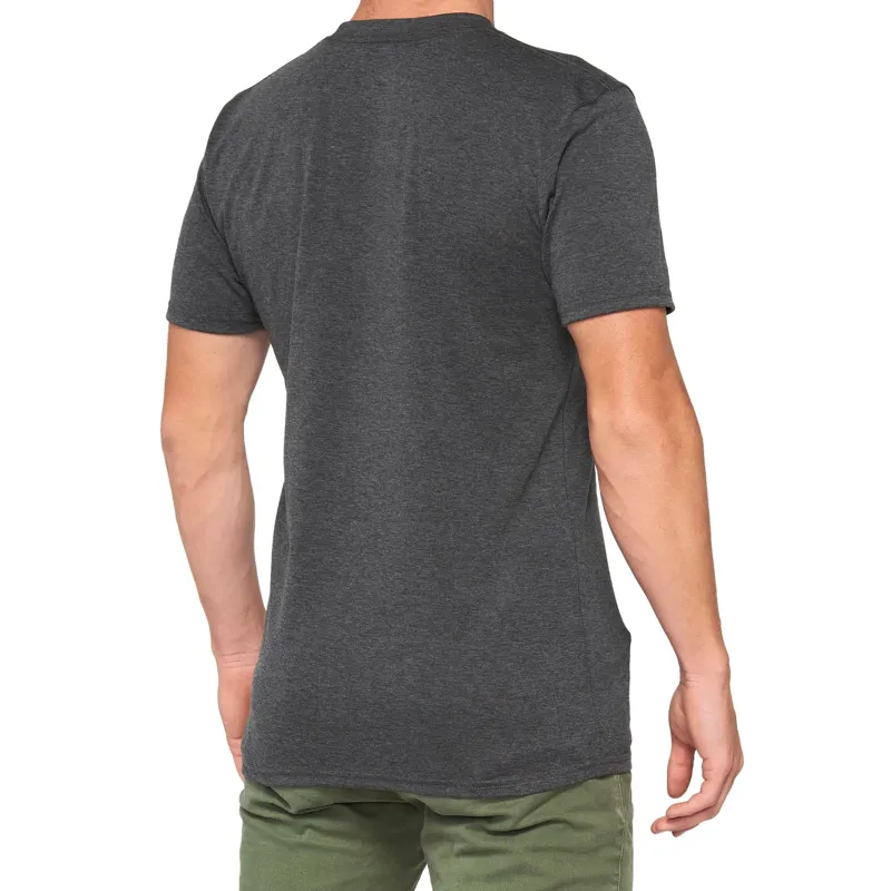100 Percent Argus Technical T-Shirt - Charcoal Heather 3 100 Percent Argus Technical T-Shirt - Charcoal Heather - Image 3