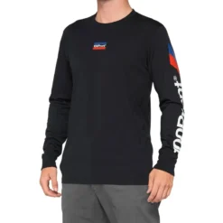 100 Aster Technical Long Sleeve T-Shirt - Black