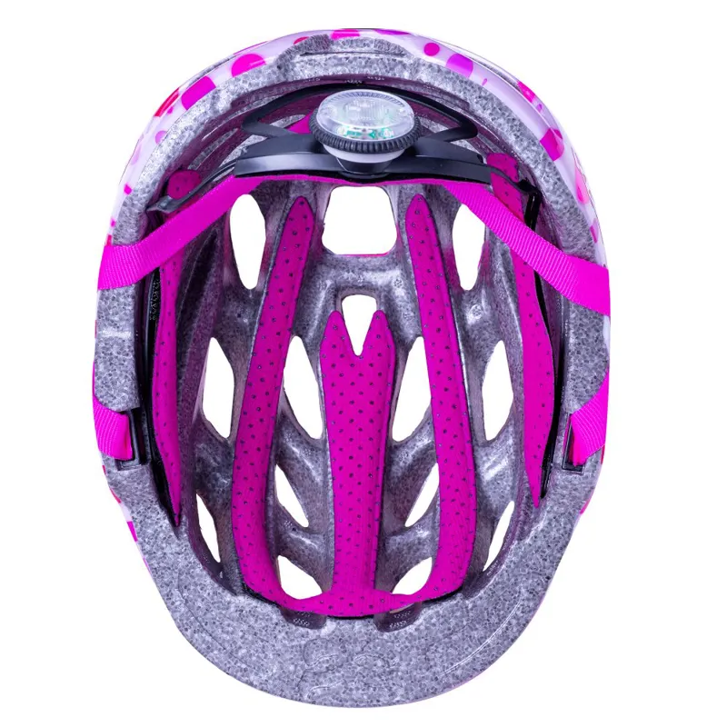 Kali Chakra Child Lighted Kids Helmet - Confetti Gloss Pink 4 Kali Chakra Child Lighted Kids Helmet - Confetti Gloss Pink - Image 4