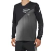 100 Percent R-Core X Men's Long Sleeve Jersey - Black/Slate Blue
